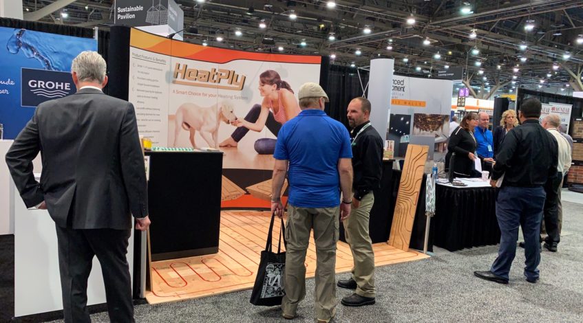 Radiant Floor Heating HeatPly 2019 Tradeshow